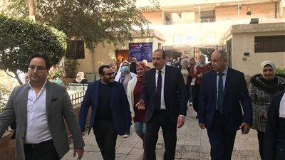 نائب وزير الصحة يتفقد مستشفى التحرير العام بمحافظة الجيزة 