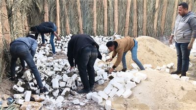 إشغالات أبو النمرس بالجيزة تتصدى للمخالفين والتعديات على الأراضي الزراعية