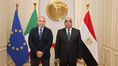 وزير العدل يستقبل سفير دولة إيطاليا بالقاهرة للتعاون بمختلف المجالات القانونية والقضائية