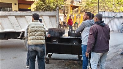 إشغالات أبو النمرس بجنوب الجيزة تشن حملة مكثفة بمنطقة ترسا