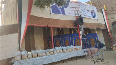 نائب رئيس مدينة أبوالنمرس يُتابع نظافة وتجهيزات معرض أهلا رمضان بالجيزة 