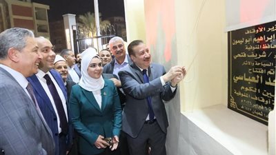 محافظ المنوفية يفتتح المسجد العباسي بشبين الكوم أحد أهم المعالم الإسلامية والتاريخية 