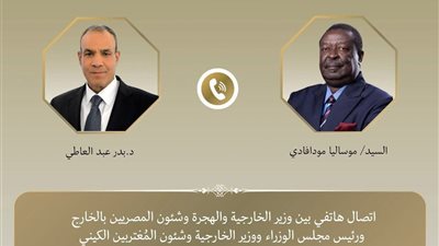 وزير الخارجية يبحث مع نظيره الكيني تعزيز العلاقات الثنائية والتنسيق الإقليمي