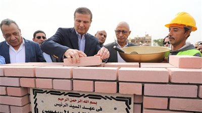 وزير الزراعة يضع حجر الأساس لإعادة تأهيل محطة بحوث الصحراء بالشيخ زويد