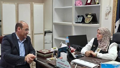 النائب أحمد خشانة في زيارة لتعليم السويس لبحث المستحقات المالية للعاملين بالتعليم