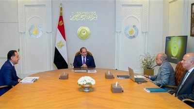 الرئيس السيسي يجتمع مع مصطفى مدبولي ووزير الكهرباء لتأمين التغذية الكهربائية للمواطنين 