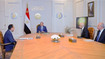 اجتمع الرئيس السيسي مع الدكتور مصطفى مدبولي ووزير التربية والتعليم 