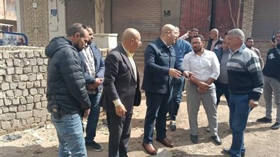 نائب محافظ الجيزة يتفقد مدينة أبوالنمرس وعزبة مدكور للوقوف على تنفيذ المشروعات