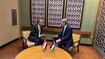 وزير الخارجية يلتقي نظيره الأردني فى نيويورك: تعزيز التنسيق والتشاور بين البلدين
