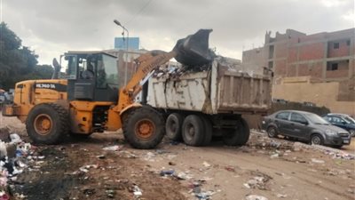 حملة نظافة مكبرة لقرى مركز أبو النمرس بجنوب الجيزة بتوجيهات رئيس المدينة
