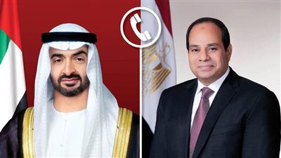 أجرى الرئيس السيسي اتصالاً هاتفياً برئيس الإمارات وذلك في أعقاب الاعتداءات الإيرانية 