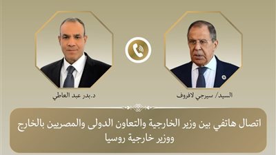 وزير الخارجية يبحث مع نظيره الروسي تطورات المنطقة والجهود الرامية لخفض التصعيد