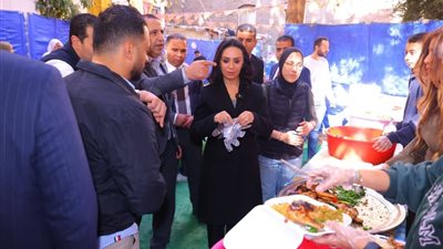 وزيرة التضامن الاجتماعي تتفقد مطبخ إطعام