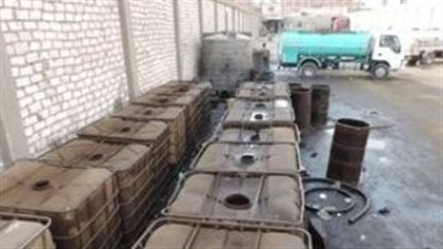 ضبط 100 طن مواد بترولية قبل تهريبها عبر  ميناء الإسكندرية