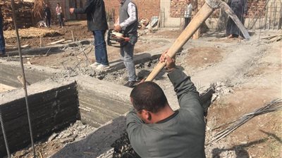 إزالة 7 حالات تعدي على أرض زراعية ومتغيرات مكانية بالقوصية وأبنوب وصدفا 