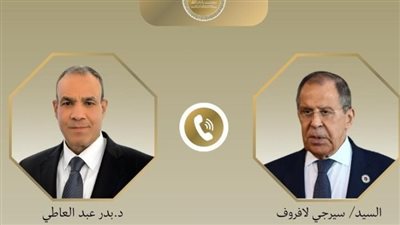 بدر عبد العاطي ولافروف يبحثان تهدئة الشرق الأوسط ويحذران من التصعيد