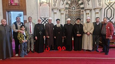 خاص للمواطن/ وفد كنيسة أنطونيوس العظيم بزهراء المعادي يُهنئ المسلمين بعيد الفطر 