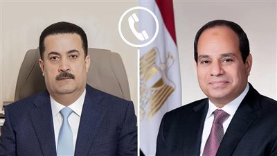 الرئيس السيسي أجري إتصالا هاتفياً برئيس وزراء العراق لبحث التطورات الإقليمية الراهنة 