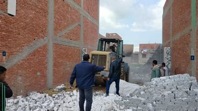 حملات إزالة مخالفات البناء تستمر في الشرقية 