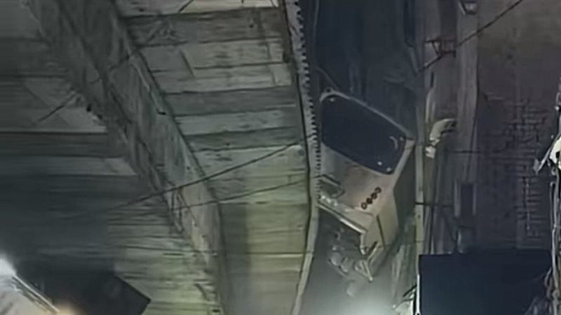 حادث ميكروباص أعلى