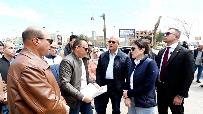 وزيرة الإسكان تتفقد