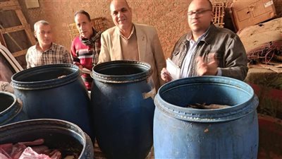 ضبط أكثر من نصف طن أغذية فاسدة بالمنيا خلال حملة رقابية مكثفة