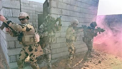 قوات الصاعقة المصرية تشارك في أكبر تدريب عسكري متعدد الجنسيات