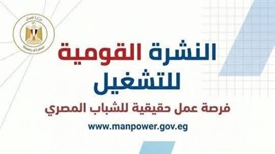 فرص عمل جديدة للشباب.. وزارة العمل تعلن توفير 4504 وظائف بـ14 محافظة