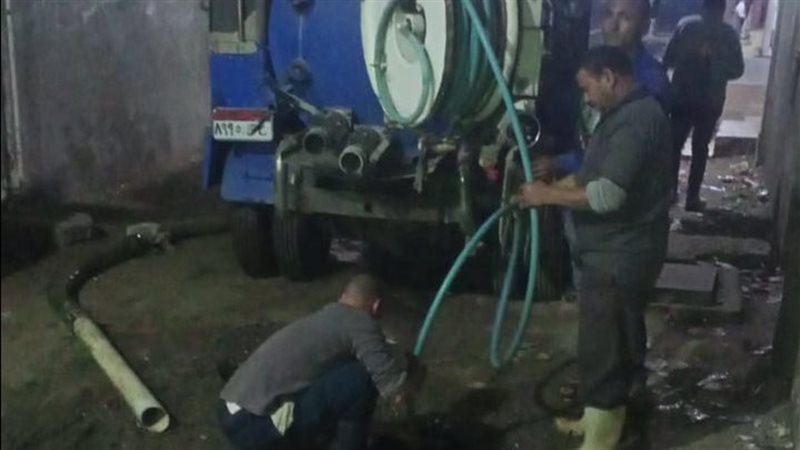 أعمال شفط المياه
