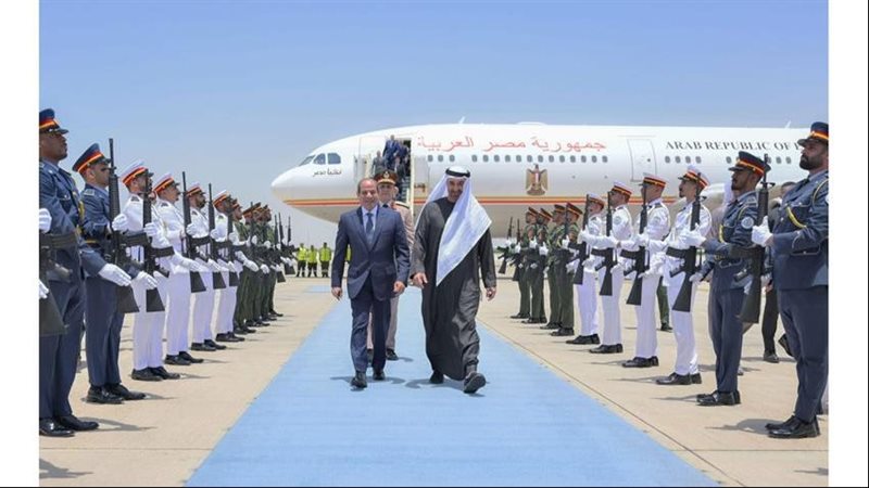 الرئيس السيسي و الشيخ محمد بن زايد آل نهيان