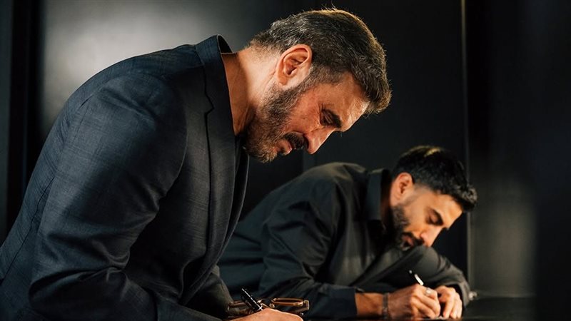 كاظم الساهر مع أنس