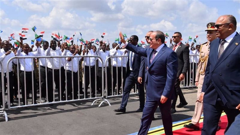 السيسي يصل تنزانيا