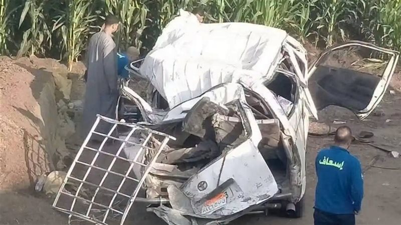 موقع حادث الطريق الحر الذي أسفر عن ضحايا ومصابين