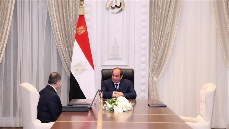 الرئيس السيسي يستقبل