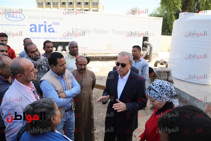 محافظ قنا:محطة مياه شرب جديدة بقرية حجازة ضمن خطة العام المقبل