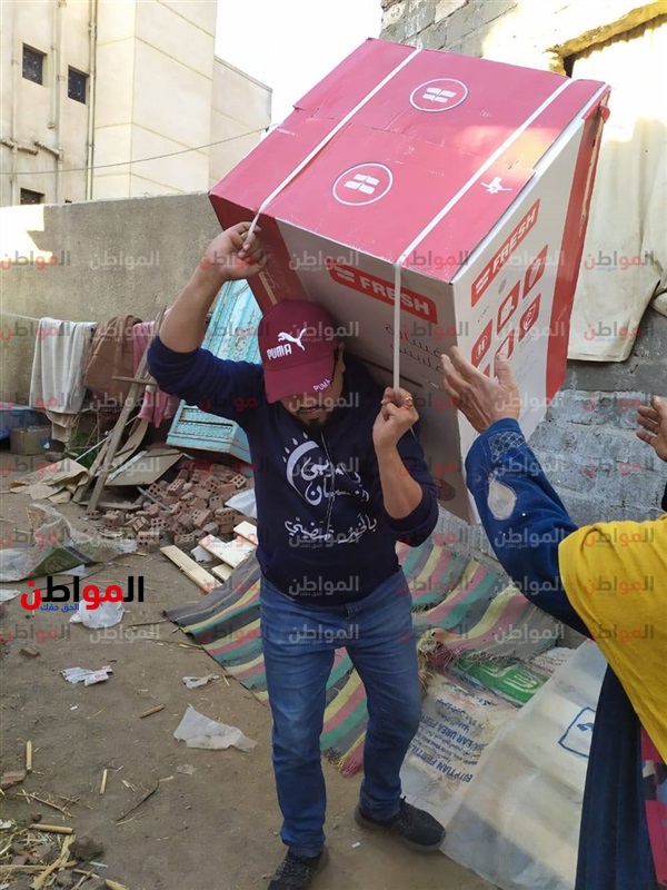 بالصور.. تأهيل 58 منزلا وتوزيع بطاطين ومواد غذائية في سوهاج