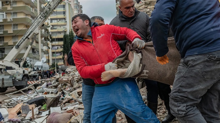 حطام زلزال تركيا وسوريا
