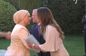 صور.. قرينة الرئيس السيسي وابنته تشاركان في حفل زفاف كريمة العاهل الأردني
