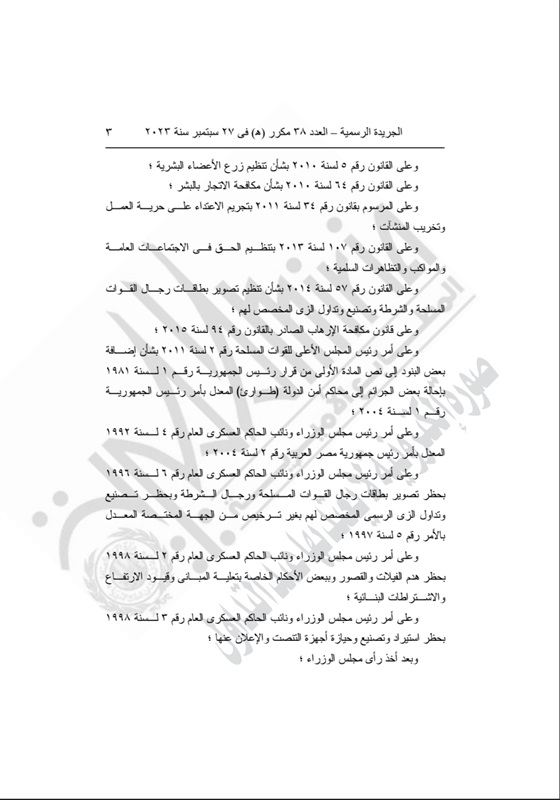 الرئيس السيسي يصدر قرارًا جديدًا بمناسبة ذكرى 6 أكتوبر