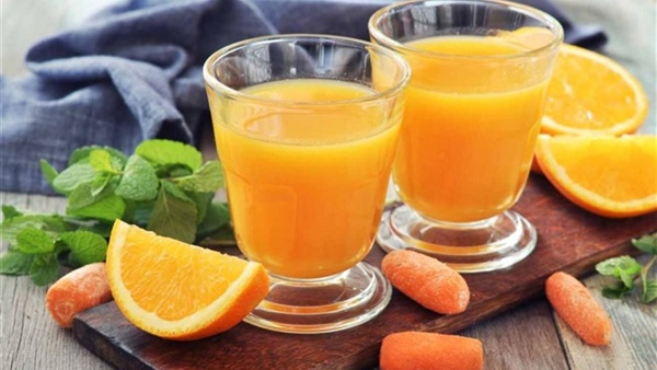 عصير البرتقال بالجزر