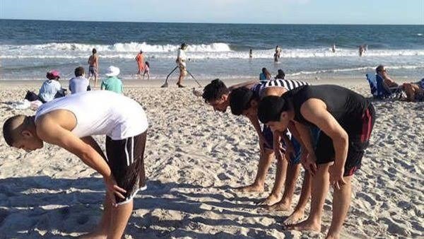الصلاة على الشواطئ