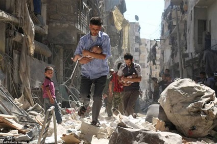 المهاجرين ودمار حلب