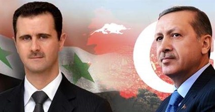 اردوغان وبشار الأسد