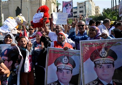 تظاهرات المصريين