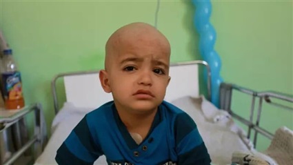 أبن غزة المريض بالسرطان