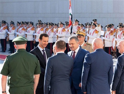 بشار الأسد مع رئيس