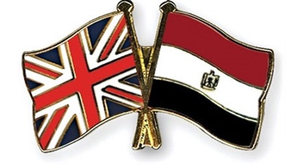 مصر وبريطانيا- رسمة
