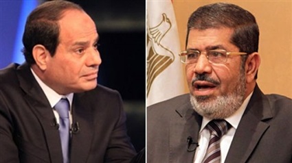 مرسي والسيسي 