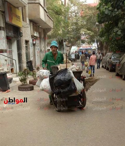 عمال النظافة في مصر