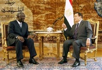 مبارك وأفريقيا 